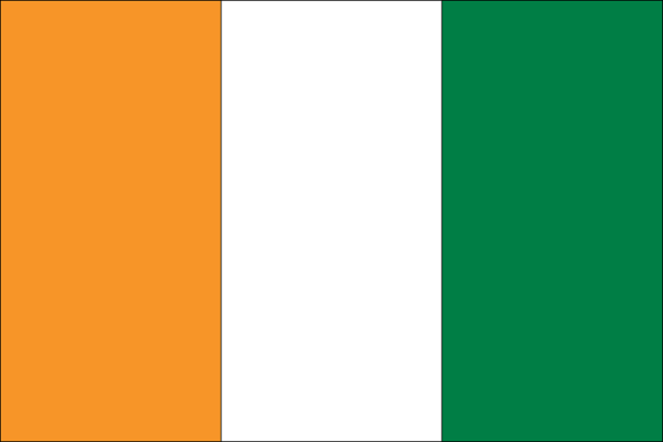 drapeau Cote-d'ivoire