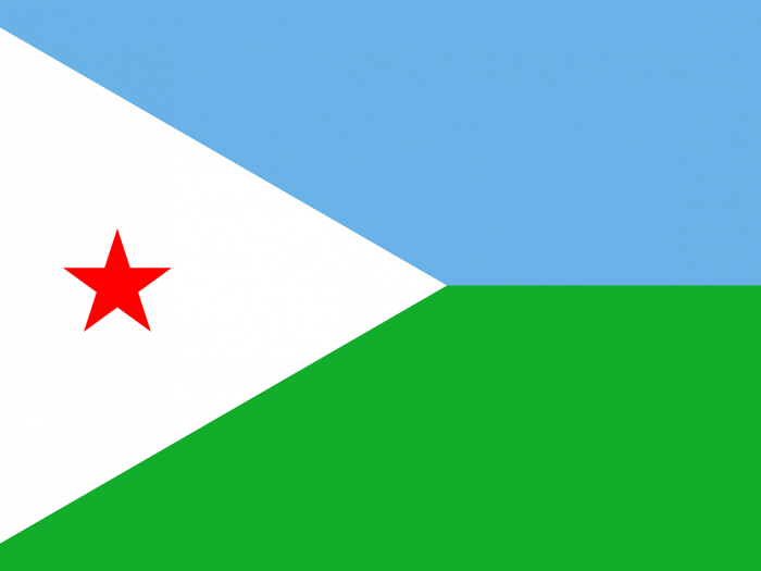 drapeau djibouti